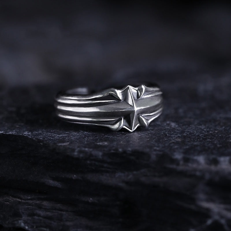 Vintage Ring Men's Punk Thai Silver