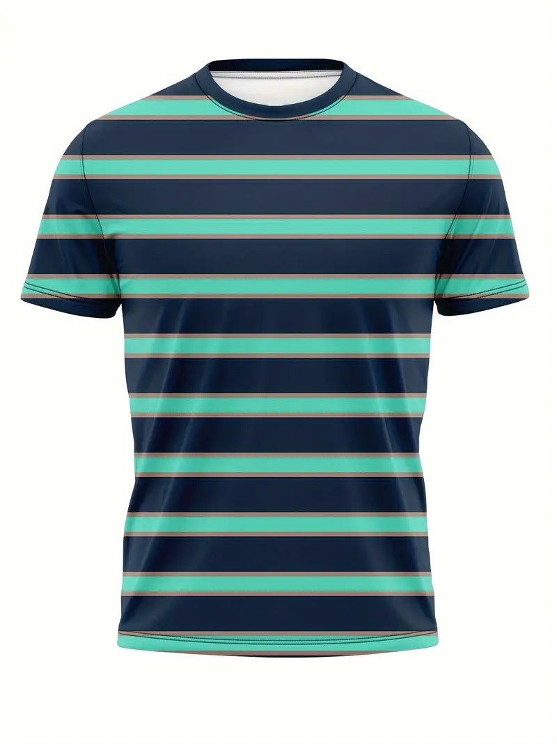 Men's Carnival Fashion Striped T-shirt