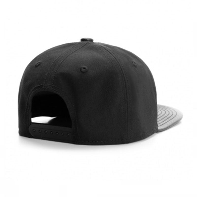 Pure Black Light Board Flat Brim Sunshade Baseball Cap