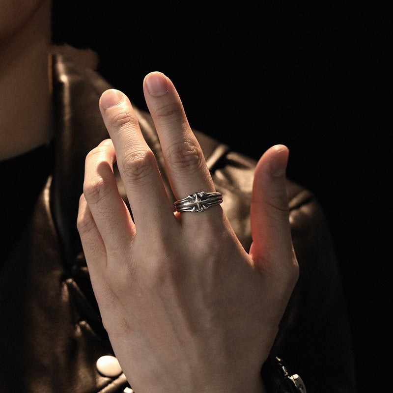 Vintage Ring Men's Punk Thai Silver