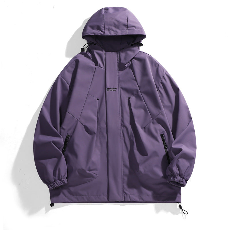 Hooded Sports Versatile Personality Casual Jacket
