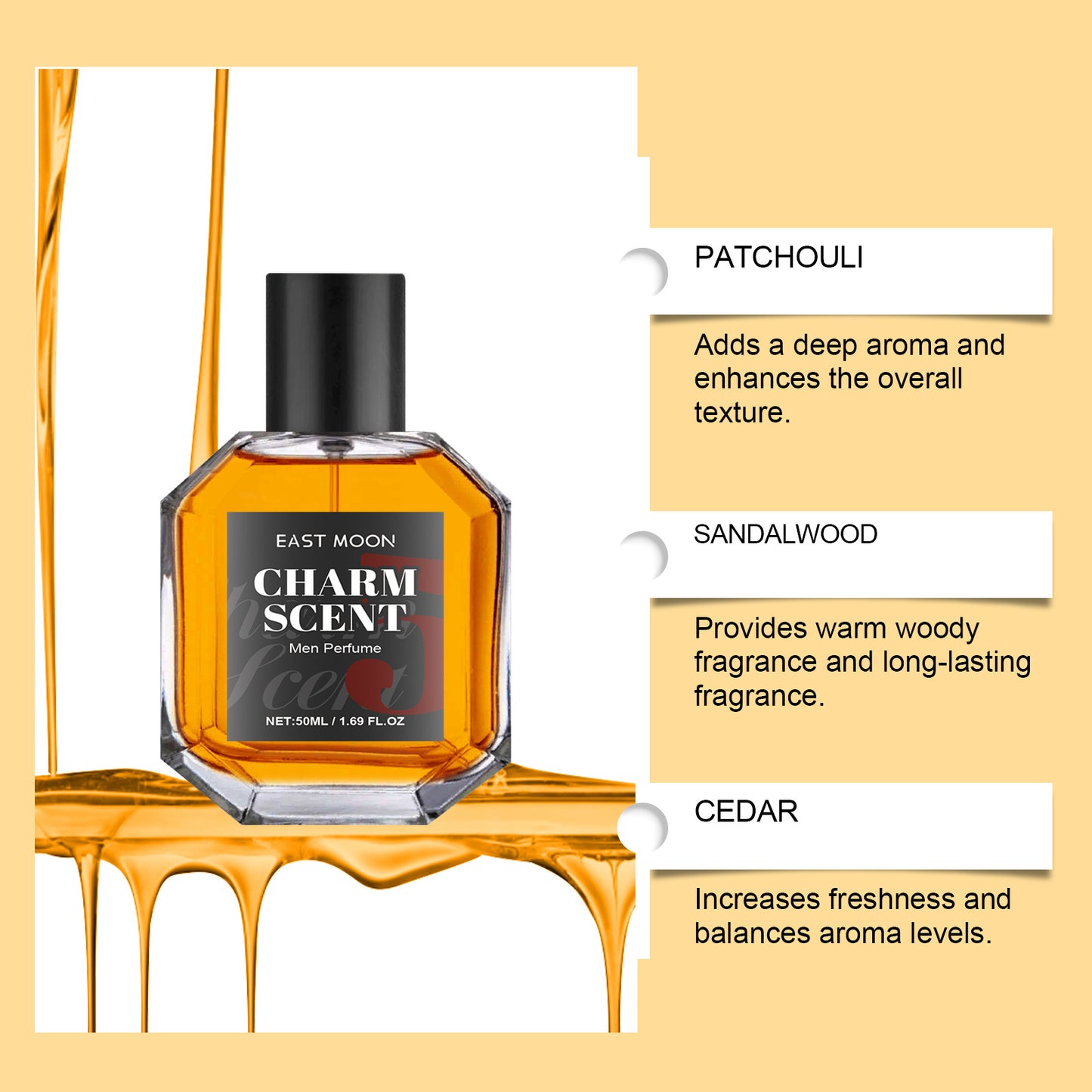 Men's Perfume Long-lasting Light Perfume Wooden