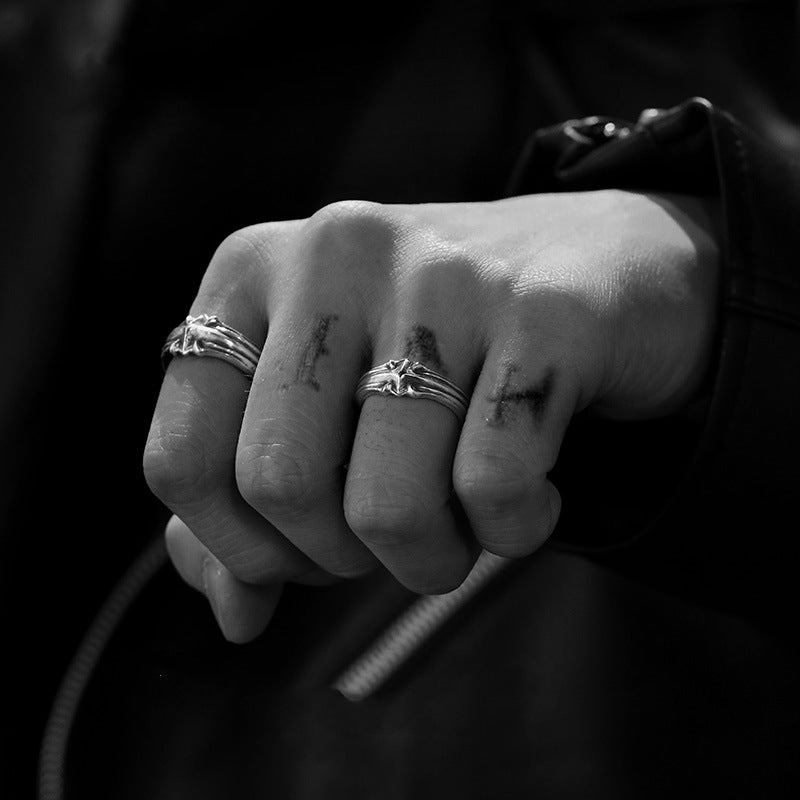 Vintage Ring Men's Punk Thai Silver