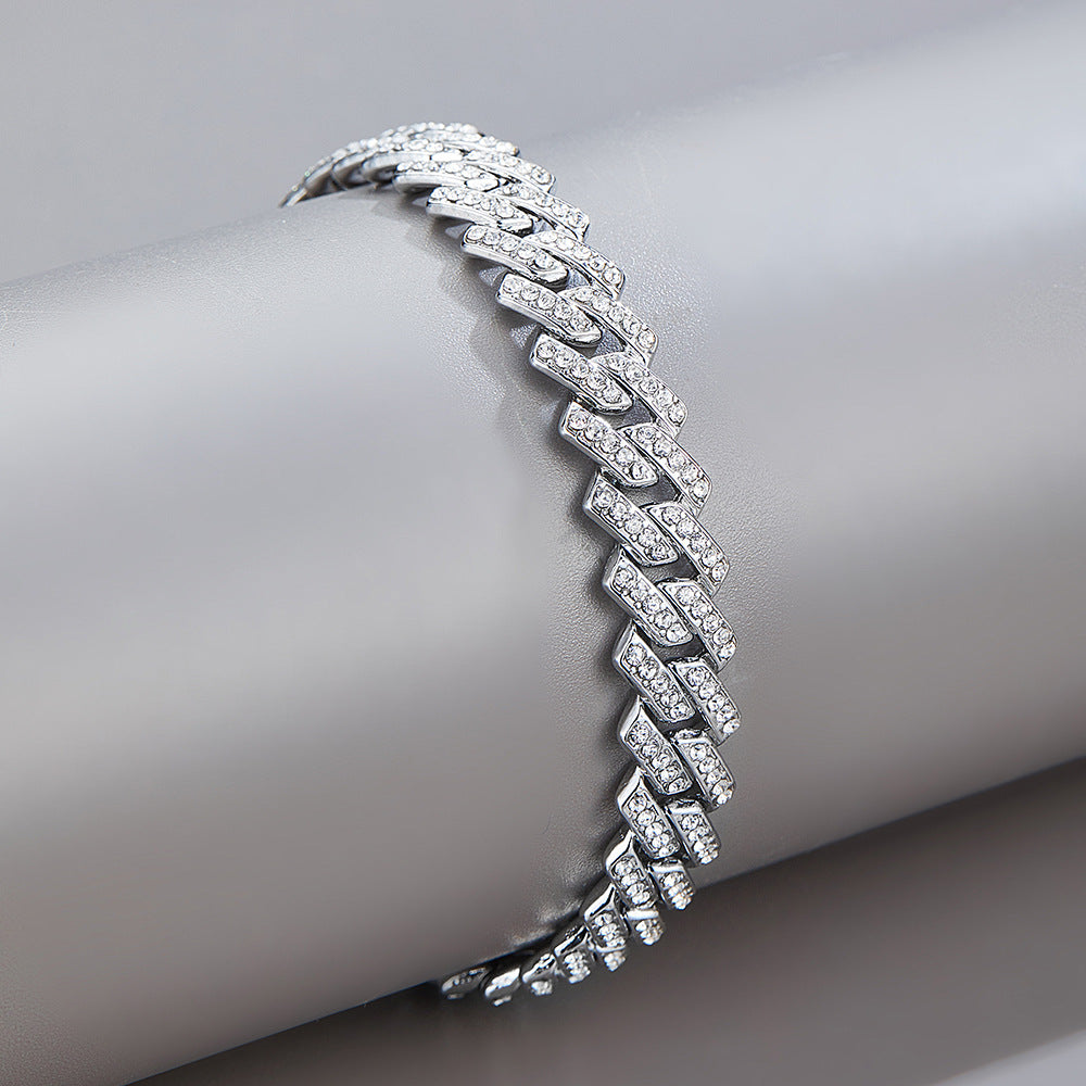 Full Diamond Necklace European Hip Hop