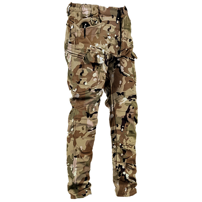 Fashion Personality Men's Fleece Climbing Pants