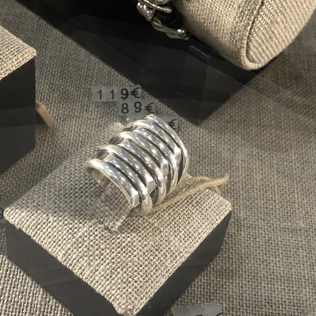 French Minority Design Multi-layer Coil Ring For Women