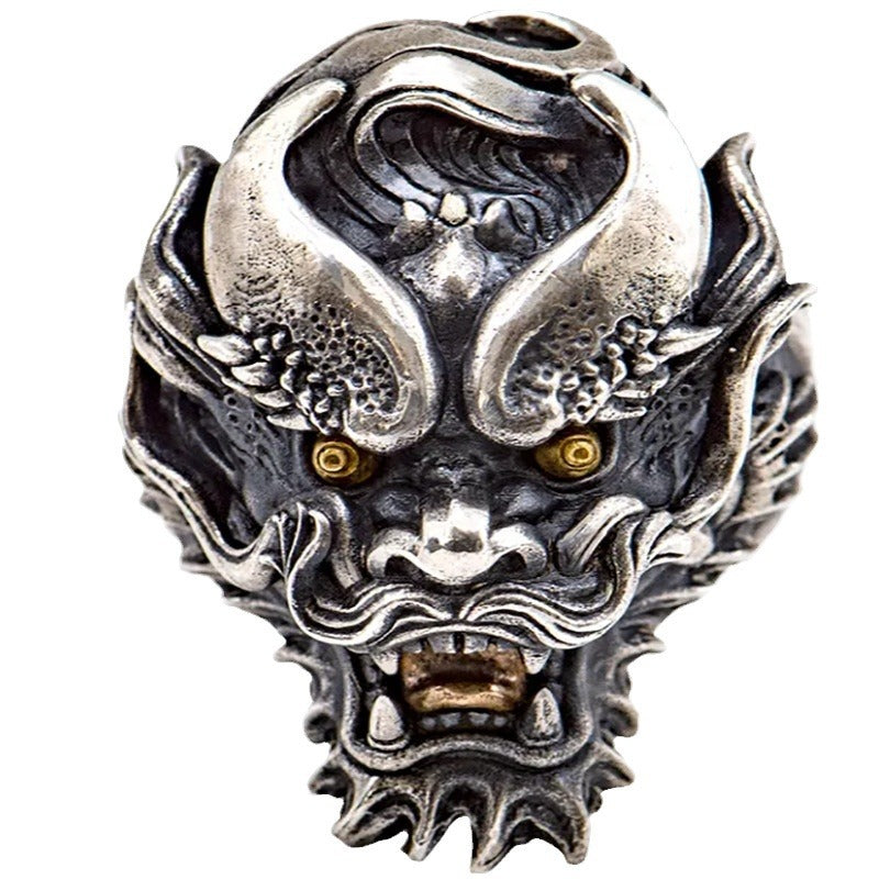 Domineering Animal Personality Fashion Trend Retro Vintage Open-end Ring