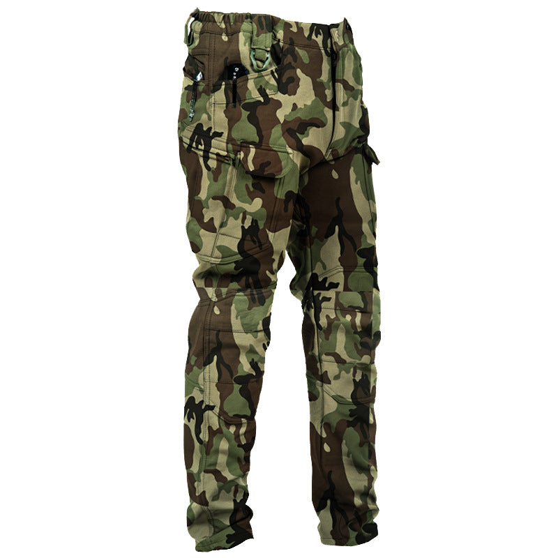 Fashion Personality Men's Fleece Climbing Pants