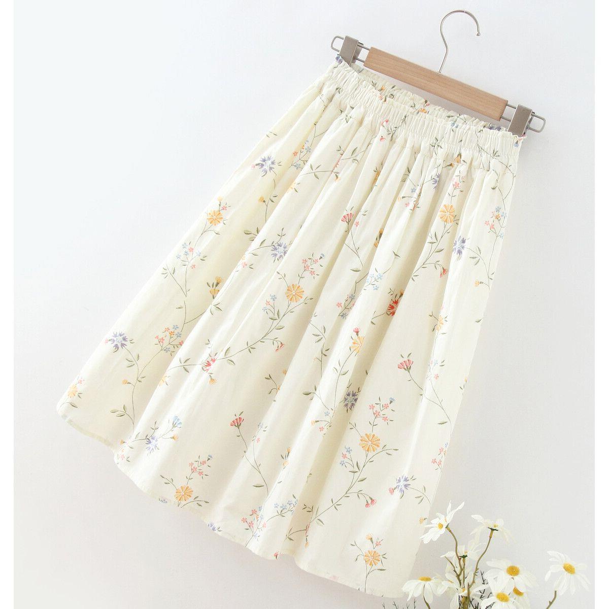Elastic Waist Skirt Women's Short