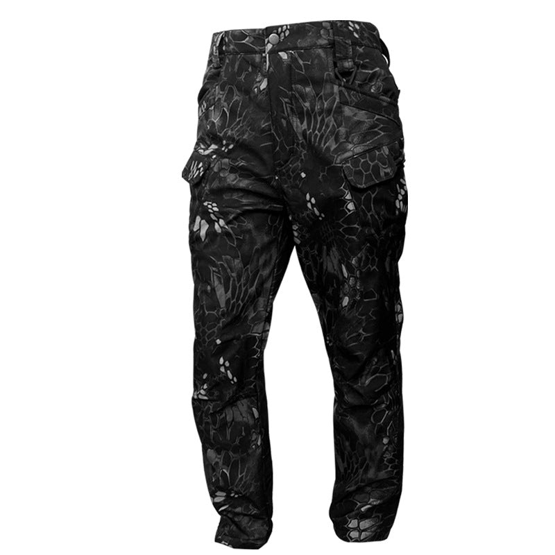 Fashion Personality Men's Fleece Climbing Pants
