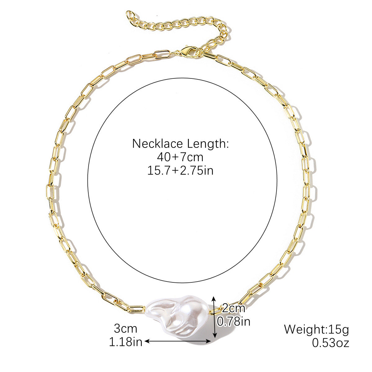 Light Luxury High-grade Long Pearl Sweater Chain