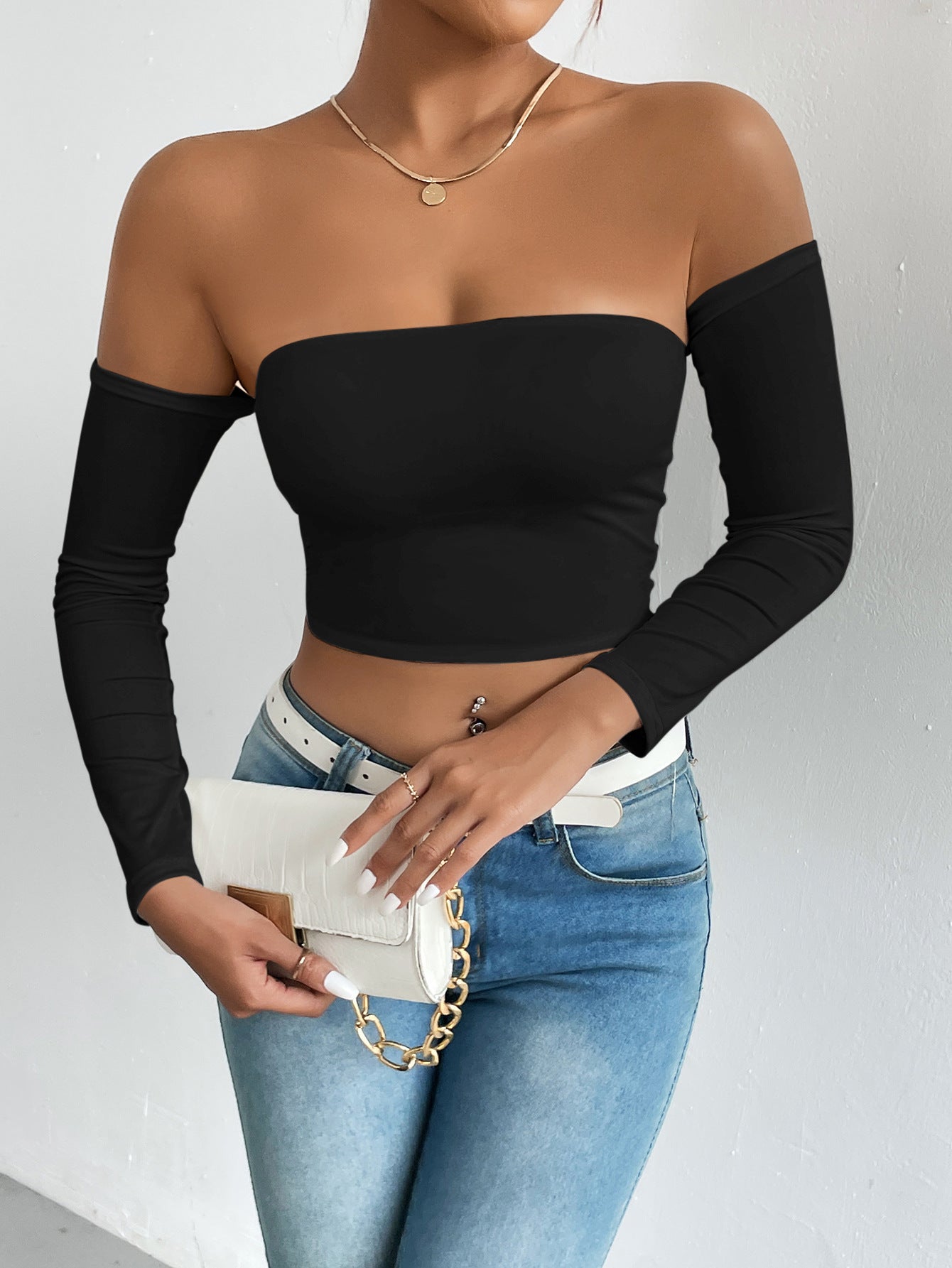 Camisole Waist Trimming Short Sleeve