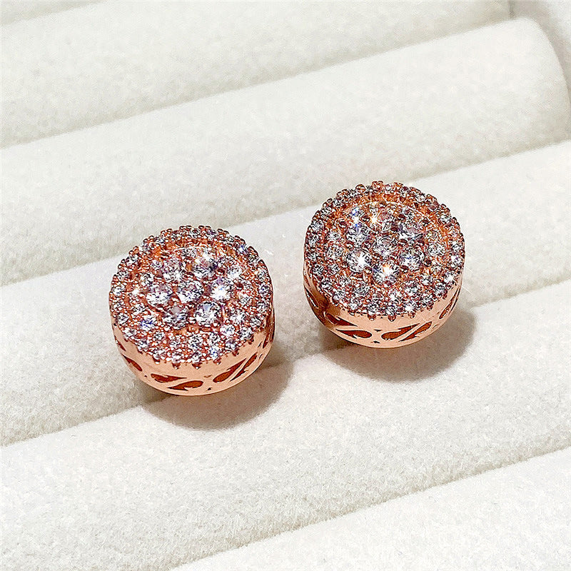 Women's Flower Zircon Earrings