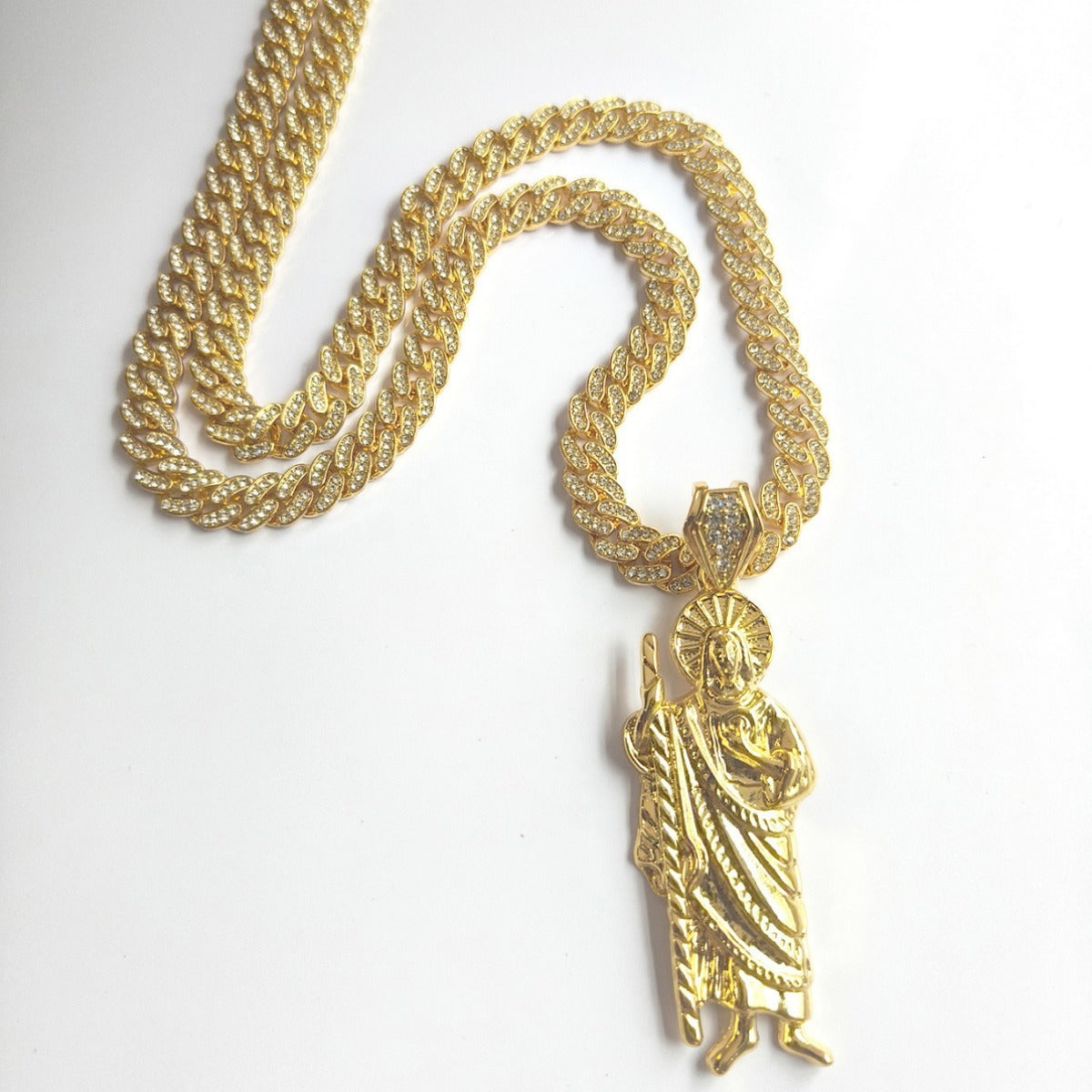 Men's 8MM Cuban Link Chain Hip Hop Necklace Personality Retro