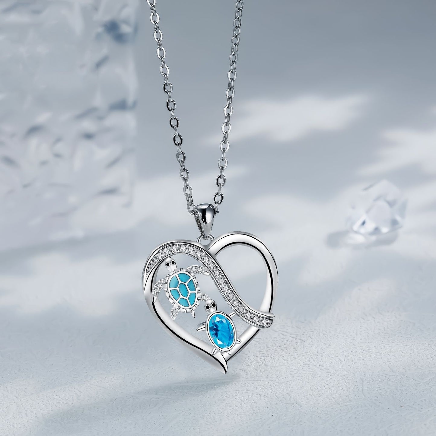 Necklace Love Turtle - European