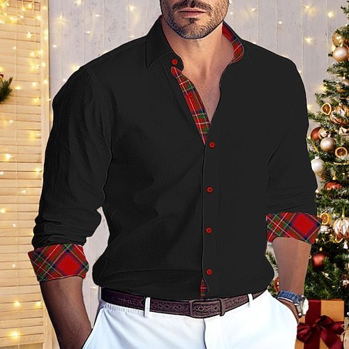 Trendy Business Casual Simple Style Shirt