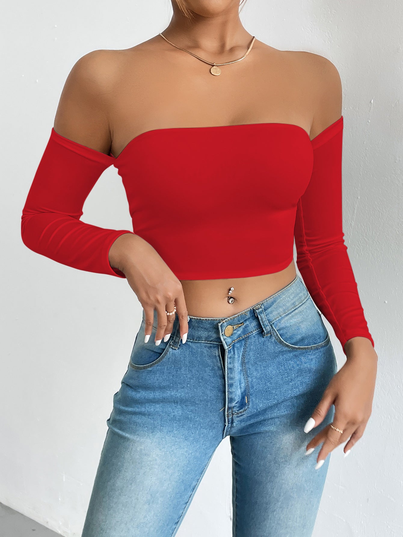 Camisole Waist Trimming Short Sleeve