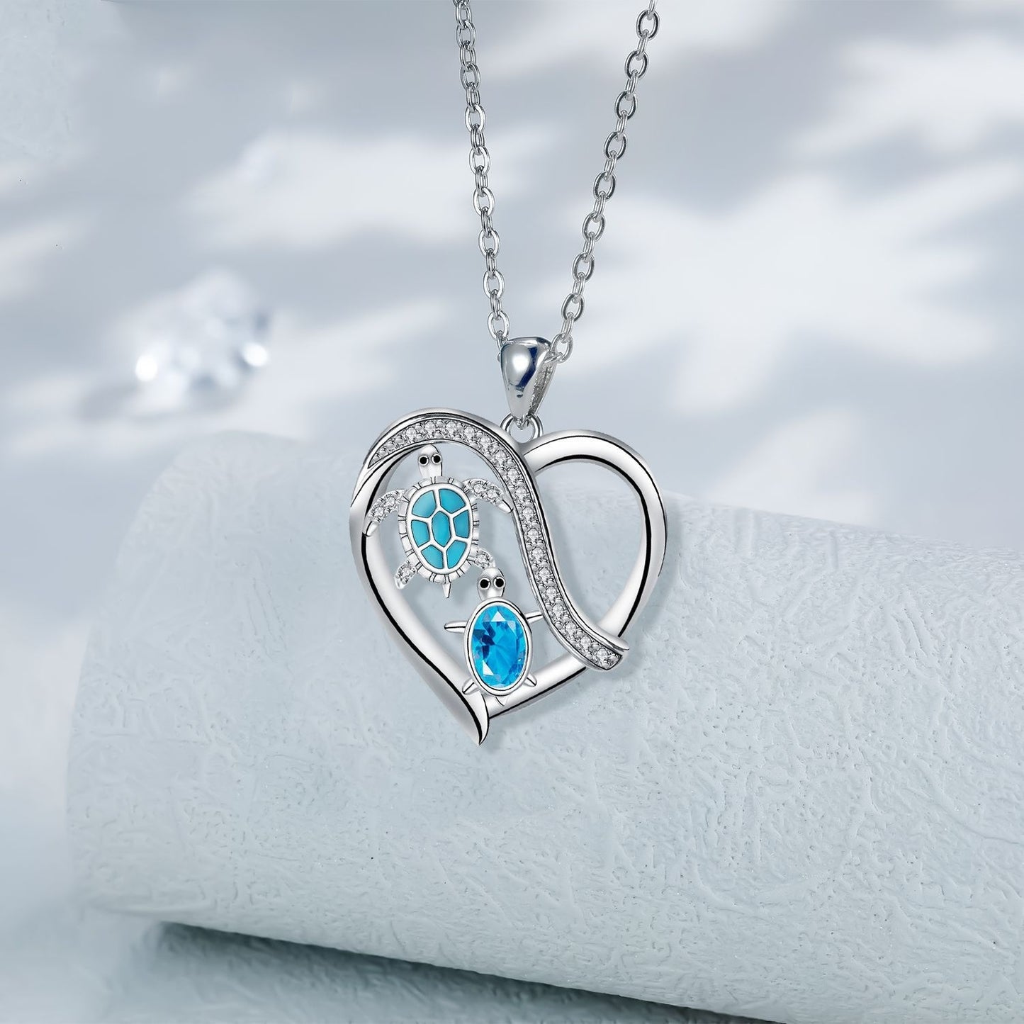 Necklace Love Turtle - European
