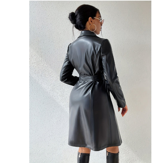 PU Long Sleeve Women&