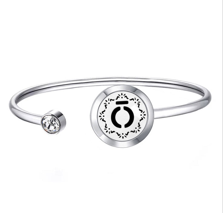 Stainless steel perfume oil bracelet