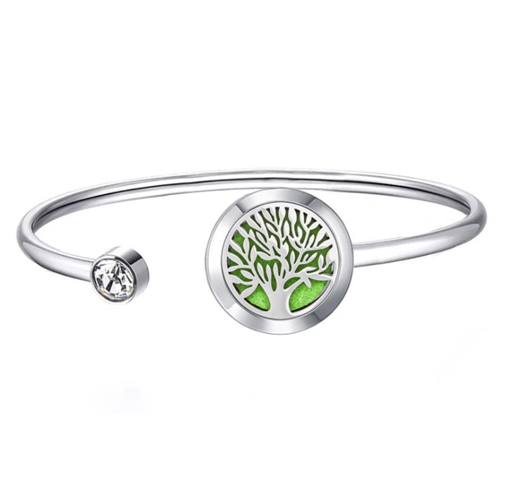 Stainless steel perfume oil bracelet