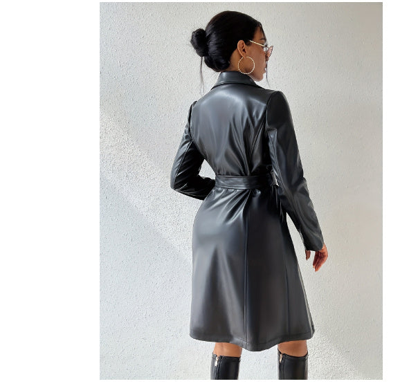 PU Long Sleeve Women&
