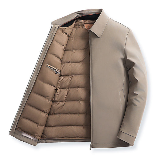Down Men's Detachable Padded Thermal Jacket