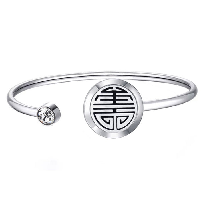Stainless steel perfume oil bracelet